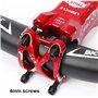 FukkeR 31.8mm Potence De Vélo VTT en D'aluminium Guidon Tige Riser Pince Extender Vélos De Montagne 70mm Potences De Cyclisme 17