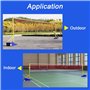 poteaux de volley-ball robustes pour intérieur