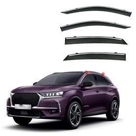 JIANXKILB Lot de 4 Deflecteur Vitre Voiture pour Citroen DS7 Crossback MK1 2018-2022 2023 2024