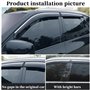 JIANXKILB Lot de 4 Deflecteur Vitre Voiture pour Citroen DS7 Crossback MK1 2018-2022 2023 2024, Deflecteurs d'air Déflecteurs de