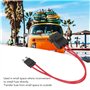 Mini connecteur de porte fusible de voiture, remplacement direct Mini Tip 20A Regular 5Pcs Compact Thin Vehicle Fusible Box Pane