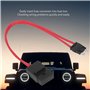 Mini connecteur de porte fusible de voiture, remplacement direct Mini Tip 20A Regular 5Pcs Compact Thin Vehicle Fusible Box Pane