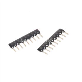 ZYFRPPSG 10 PCS Exclusion Réseau Résistance Réseau 9 Broches 10K Ohm A103J 10KR Résistance Réseau Réseau A09-103J