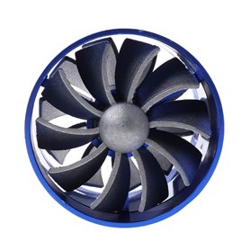 PEVAVFZMMY Double Supercharger Universal Turbine Turb Turb Aguge Économie de gaz d'air BL/BK Papillon des gaz Automobile