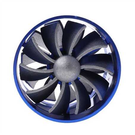 PEVAVFZMMY Double Supercharger Universal Turbine Turb Turb Aguge Économie de gaz d'air BL/BK Papillon des gaz Automobile