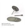 3mirrors ALUMINUM Aiguiseur d'électrodes en tungstène Tête de meulage TIG Outil de soudage 24 guides avec boîtier à poussière, r