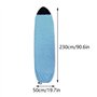 CAKEEYUM Housse de Protection pour Planche de Surf Housse Extensible pour Longboard à séchage Rapide Accessoires Surf 230x50CM 2