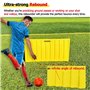 Améliorez Vos Compétences En Football - Grand Soccer Rebounder Board Trainer, Jaune Portable Planche De Rebondissement Quickplay