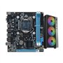 Carte Mère D'ordinateur H81, Carte Mère de Jeu Micro ITX LGA1150 DDR3 16 Go, M.2 NVMe, Emplacement NGFF, SATA2.0, SATA3.0, Empla