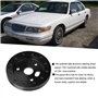 Nikou Hub Spacer Pad Polished Steering Wheel to Grant 3 Hole 0.5in High Precision Stable Universal for 6 Hole Adapter(Noir)