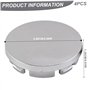 Capes centrales de Roue 4pcs 56 mm (2 Pouces) Capes centrales ABS communes pour Les Jantes Remplacement des Accessoires Anti-pou