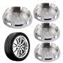 Capes centrales de Roue 4pcs 56 mm (2 Pouces) Capes centrales ABS communes pour Les Jantes Remplacement des Accessoires Anti-pou