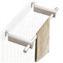 UWEOTYYY RADIATEUR Rail-COURCE 12 '' Safe RÉSISTANT RÉSISTANT RÉDACTABLE Support Support DE RADIATEUR Coper Rail- pour Les TOWS