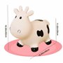 Nyutcwe Animaux gonflables Les Tout-Petits de Vache gonflables Mignons roulent sur Un Cheval rebondissant sautant Les Jouets de 