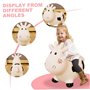 Nyutcwe Animaux gonflables Les Tout-Petits de Vache gonflables Mignons roulent sur Un Cheval rebondissant sautant Les Jouets de 