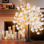 arbre lumineux artificiel avec 8 modes d'éclairage