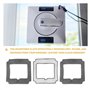 Lot De 6 Tampons De Nettoyage Compatibles Avec Le Robot Nettoyeur De Vitres Liectroux YW509