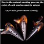 Ocarinas, Ocarina en argile fumée naturelle 12 trous Alto G (AG), instrument à vent national de style sous-marin rétro créatif, 