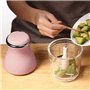 KANGKKAI Hachoir électrique, Hachoir à Viande électrique Domestique, Petit broyeur de purée de Fruits et de légumes, Remplissage