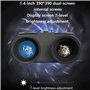 JIADUOFU Lunettes De Vision Nocturne 1080p Zoom Numérique 4X Infrarouge Mains Libres Jumelles De Vision Nocturne avec Affichage 
