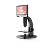 QBREZA Microscope Optique Écran IPS Haute définition de 7 Pouces Grand écran Double Source de lumière LED Microscope numérique 2