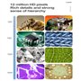 QBREZA Microscope Optique Écran IPS Haute définition de 7 Pouces Grand écran Double Source de lumière LED Microscope numérique 2
