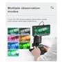QBREZA Microscope Optique Écran IPS Haute définition de 7 Pouces Grand écran Double Source de lumière LED Microscope numérique 2