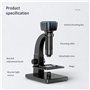 QBREZA Microscope numérique avec Double Source de lumière LED, Mise au Point Rapide et luminosité réglable, capacité de la Batte