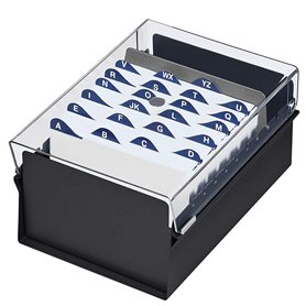 Acrimet Boîte à Fiches Organisateur 4'' x 6’'