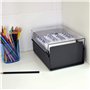 Base en Métal Robuste (Index AZ et un Séparateur Plastique Inclus) (Base Noire av