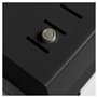 Acrimet Boîte à Fiches Organisateur 4'' x 6’', Base en Métal Robuste (Index AZ et un Séparateur Plastique Inclus) (Base Noire av