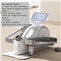 DPLWJPP Vélo Elliptique Exercice,Mini Elliptique Portable Ultra Silencieux À,avec Résistance Réglable Et Moniteur LCD,Elliptique