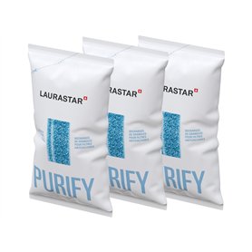 LAURASTAR Filtre anti calcaire 3 recharges granulés filtre S Pure Plus/Xtra