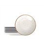 Tramontina - Assiette à pain ronde décorée porcelaine 16 cm Rustico.