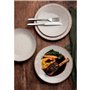 Tramontina - Assiette à pain ronde décorée porcelaine 16 cm Rustico.