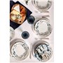 creuses 22cm et a dessert 21cm en porcelaine Ana Flor. Lot de 12.