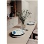 Tramontina - Ensemble d'assiettes plates 28cm, creuses 22cm et a dessert 21cm en porcelaine Ana Flor. Lot de 12.