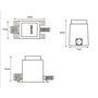 TDC 30 w bloc d'alimentation/transformateur: aC/aC/transformateur pour extérieur étanche iP67 extérieur tension d'entrée 230 v, 
