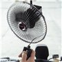 Lampa Ventilateur chromé avec Clip 24V