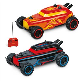 MONDO Motors - Hot Wheels Micro Rip Rod - Voiture radiocommandée pour Enfant - 2 Couleurs différentes - Echelle 1:28-63702