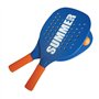 Paire de raquettes de plage de tennis avec balle souple pour jeu en plein air