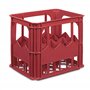 Stefanplast Casier à bouteilles pour 12 bouteilles - Marron - 40 x 30 x 35 cm