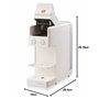 Cafetière à dosette Illy Y3.3 avec 14 capsules Iperespresso 850 W Blanc