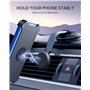 Support de téléphone portable de voiture magnétique ventouse universel [rotation 360° & aimants N52] support de téléphone voitur
