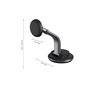 Support de téléphone portable de voiture magnétique ventouse universel [rotation 360° & aimants N52] support de téléphone voitur