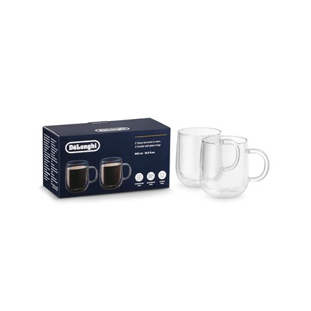 Cafetière à tasse en verre à double paroi DeLonghi DLSC327