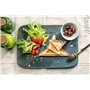 De'Longhi Set de plaques à sandwich DLSK154 – Accessoires de cuisine pour De'Longhi MultigGrill SW12, grille de cuisson avec cav