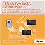 Bticino 318913 Easykit Plus Vidéophone monofamilial Plug-In 2 fils avec: 1 bouton extérieur avec sonnette et caméra, 1 moniteur 