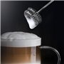 Bialetti Whipper, réglable sur 3 niveaux, double fouet, charge USB, acier inoxydable