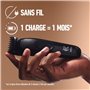 Gillette King C Tondeuse Electrique Pour Hommes, Sans Fil Avec Lames Affûtées Inusables, Tête Lavable, Coffret Avec 4 Sabots Dif